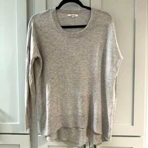 Madewell Wool Blend Gray Sweater XS‎